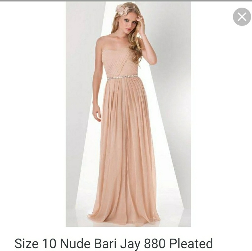Bari Jay 880 Pleated Bodice Bridesmaid Dress